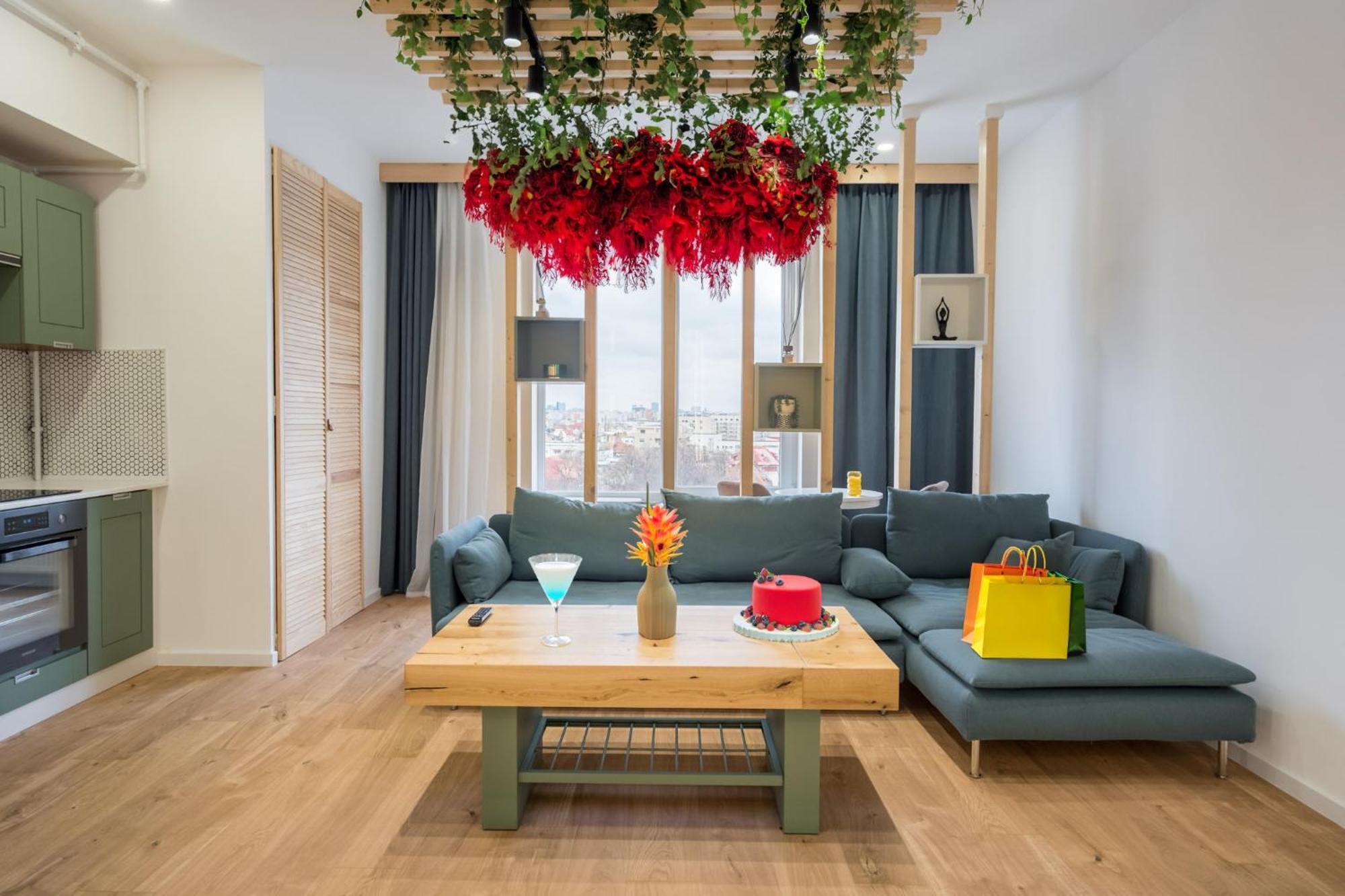 Jungle Escape - Luxe 1-Br Haven In Bucharest Lejlighed Eksteriør billede
